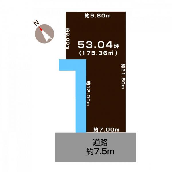 土地 長岡市前田１丁目 JR信越本線長岡駅 1,000万円