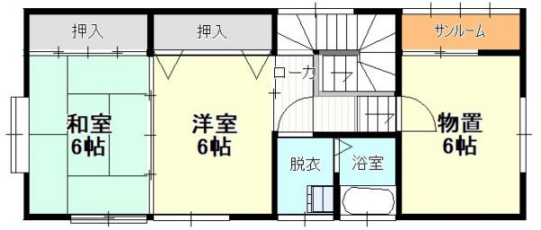 三条市西四日町3丁目 間取り図 