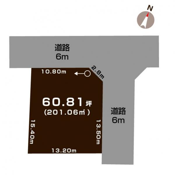 土地 新潟市北区朝日町１丁目 JR白新線豊栄駅 990万円
