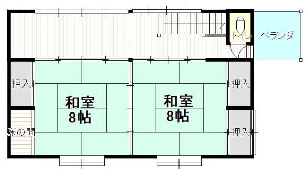 加茂市若宮町1丁目 間取り図 