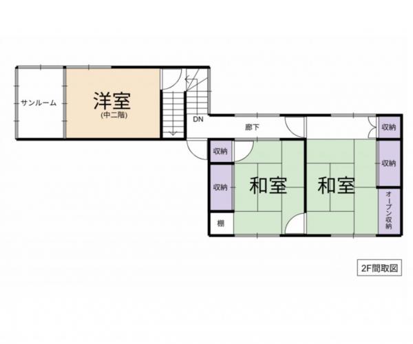 長岡市中沢3丁目 間取り図 