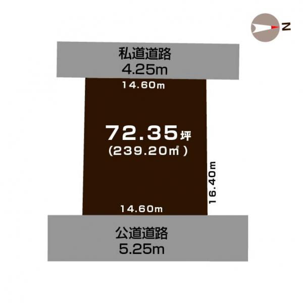 土地 新潟市南区白根魚町 駅 890万円