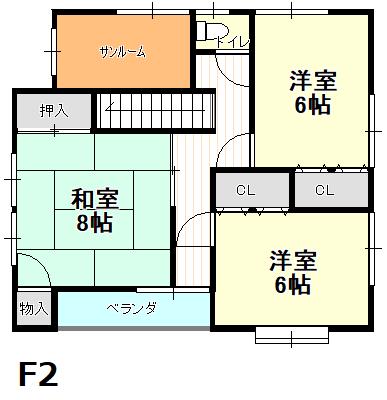 三条市新光町 間取り図 
