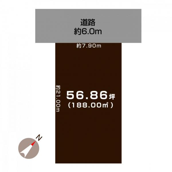土地 長岡市花園３丁目 JR信越本線長岡駅 1,300万円