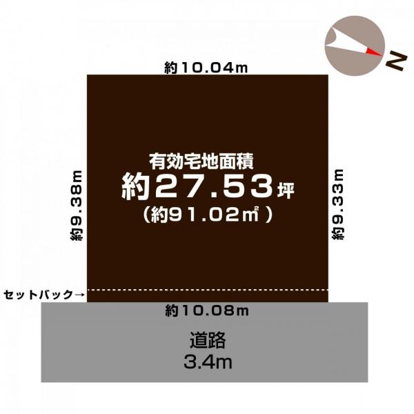 土地 新潟市中央区沼垂東５丁目 JR白新線新潟駅 460万円