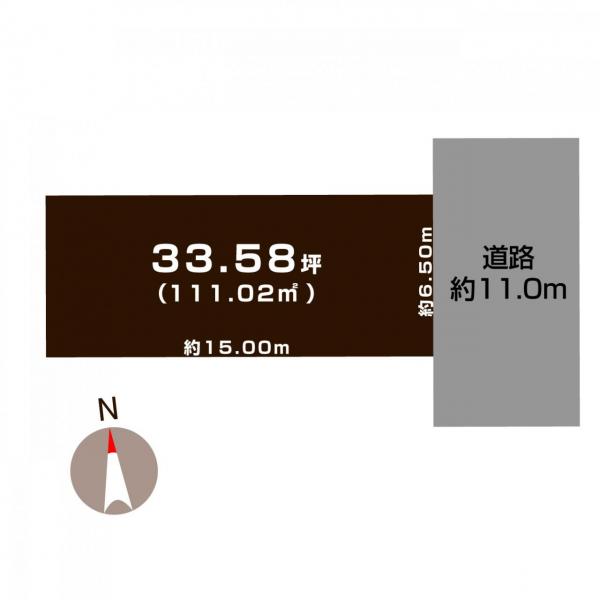 土地 長岡市石内２丁目 JR信越本線北長岡駅 470万円