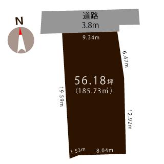 土地 燕市小高 JR弥彦線燕駅 410万円