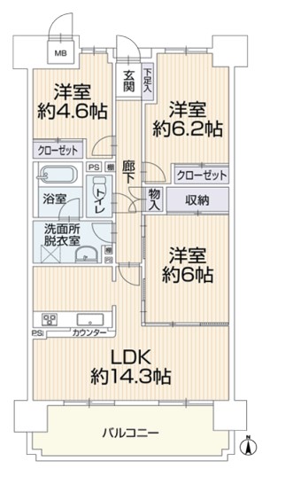 中古マンション 名古屋市中川区小本3丁目 名古屋臨海高速鉄道荒子駅 2299万円