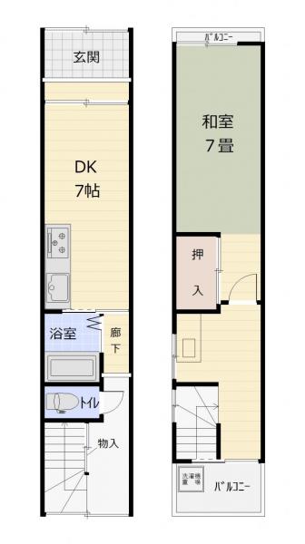 中古戸建 名古屋市昭和区滝子通4丁目 名古屋市桜通線桜山駅 980万円