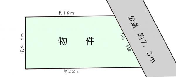 岐阜市中西郷 区画図 