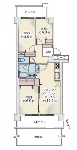 中古マンション 名古屋市昭和区滝川町 名古屋市鶴舞線いりなか駅 2,080万円