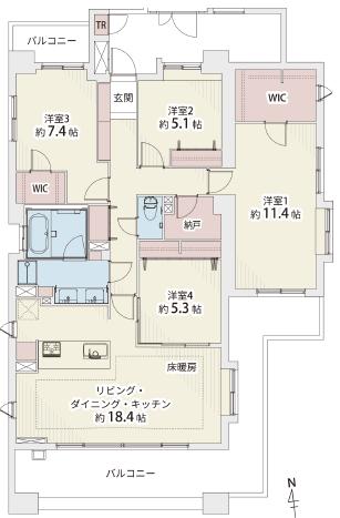 中古マンション 名古屋市東区徳川１丁目 名古屋市桜通線高岳駅 7,280万円