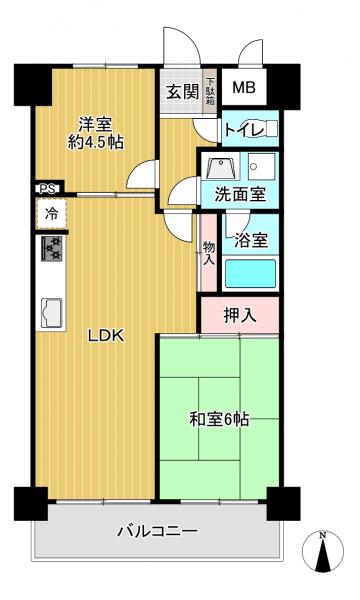 グレイス金池 間取り図 