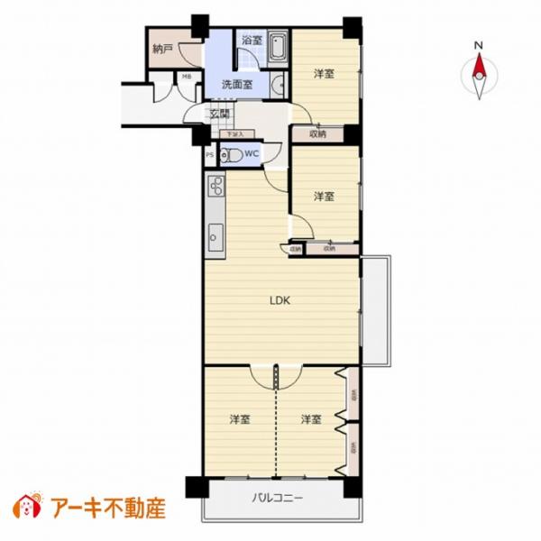 中古マンション 岡山市北区桑田町 山陽本線岡山駅 2530万円