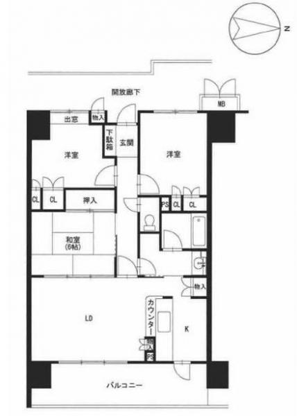 中古マンション 岡山市北区国体町 山陽本線岡山駅 2350万円