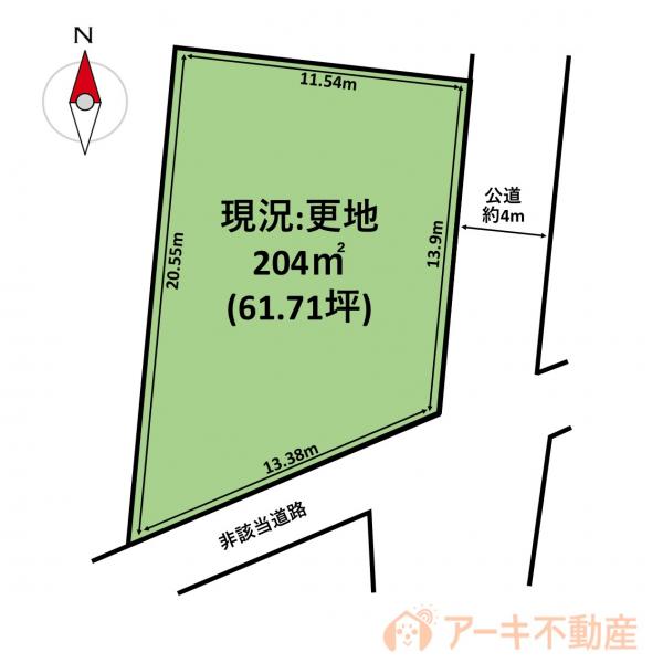 土地 岡山市中区海吉 山陽本線岡山駅 1,080万円