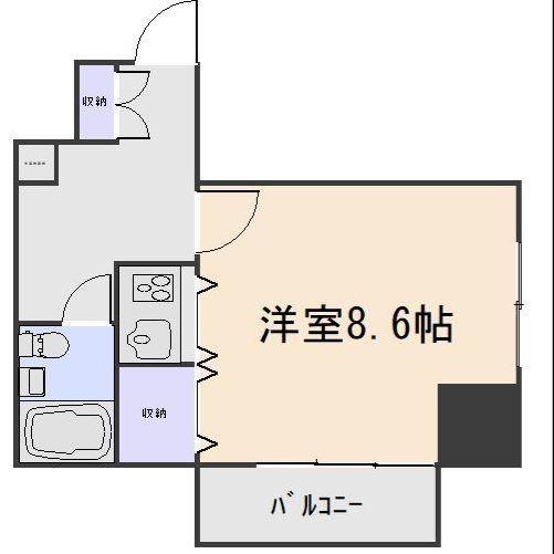 朝日プラザリバーサイド県庁前 間取り図 