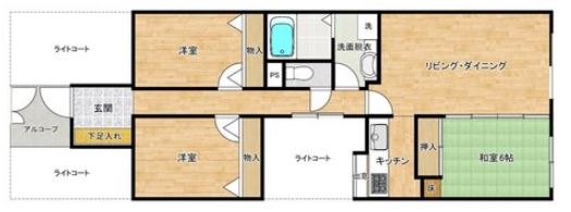 中古マンション 岡山市中区徳吉町1丁目 岡山電軌東山本線東山駅 1,778万円
