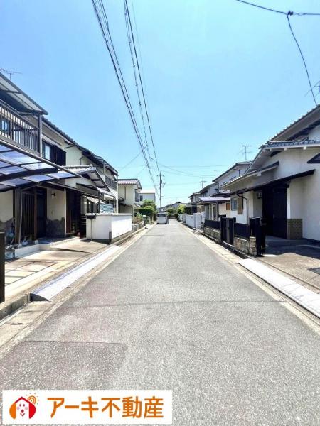 岡山市中区関 前面道路含む現地写真 