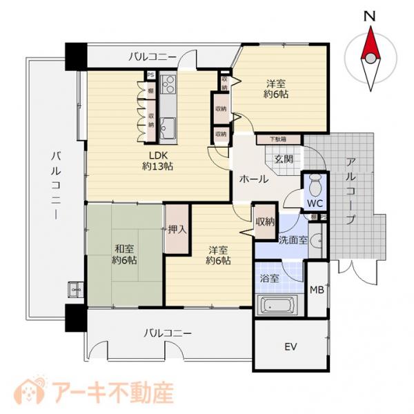中古マンション 岡山市北区表町2丁目 JR山陽本線岡山駅 2,520万円