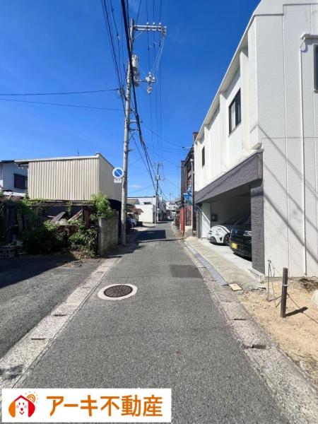 岡山市中区新京橋 前面道路含む現地写真 