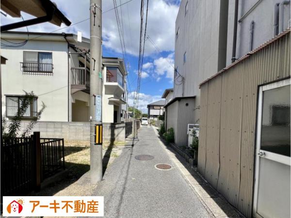 岡山市中区旭東町 前面道路含む現地写真 