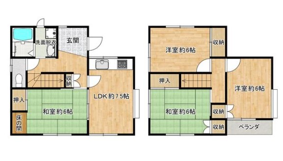 中古戸建 岡山市中区長岡 JR山陽本線東岡山駅 1,300万円