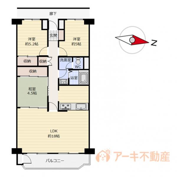 中古マンション 岡山市中区浜 山陽本線西川原駅 1,180万円