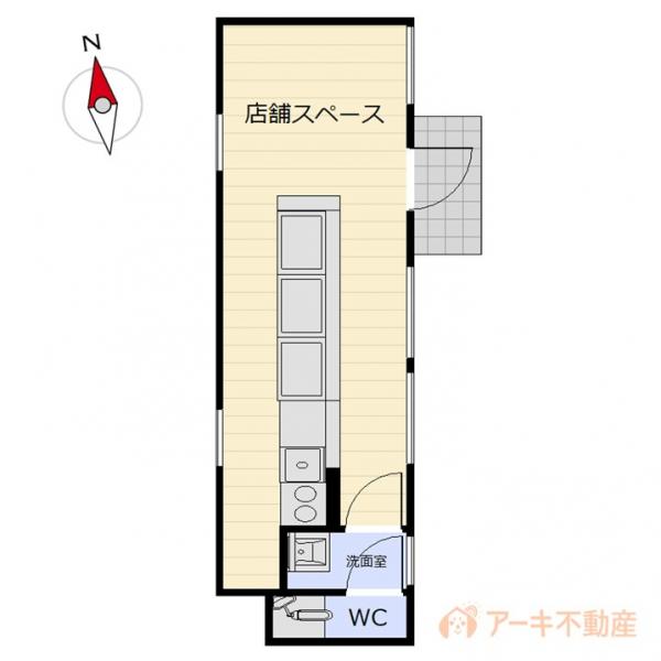 店舗 岡山市中区新京橋2丁目 岡山電軌東山本線門田屋敷駅 1,450万円