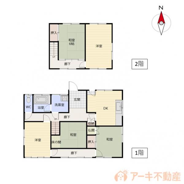 中古戸建 岡山市中区門田本町１丁目 岡山電軌東山本線東山駅 380万円