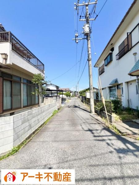 岡山市東区浅越 前面道路含む現地写真 