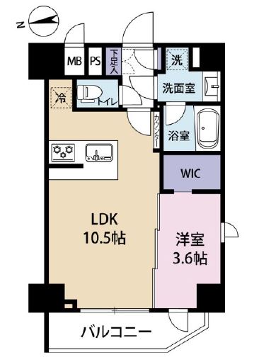 ミルーナヒルズ南蒲田 間取り図 
