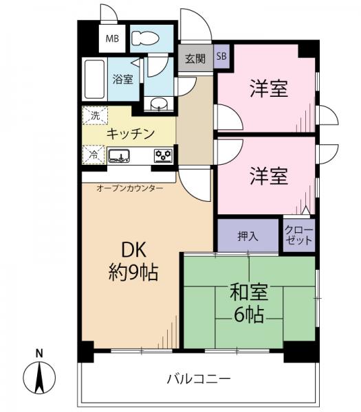 中古マンション 大田区東矢口２丁目 東急池上線池上駅 4,950万円