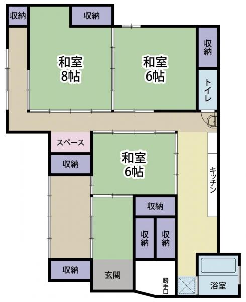 中古戸建 館山市長須賀堂後51番9、51番11 JR内房線館山駅 690万円