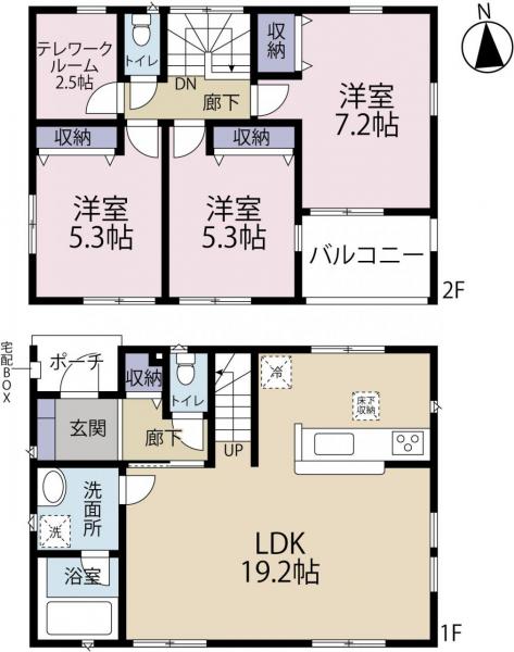 新築戸建 館山市長須賀 JR内房線館山駅 2199万円~2499万円