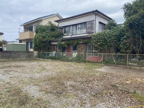 館山市下真倉　建築条件なし・角地の土地です 現地土地写真 