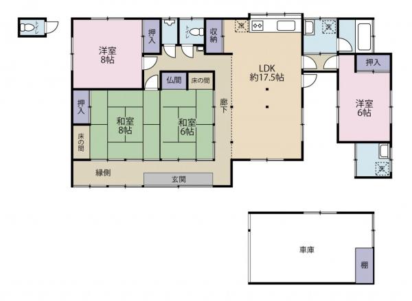 中古戸建 館山市加賀名28 JR内房線館山駅 1,500万円