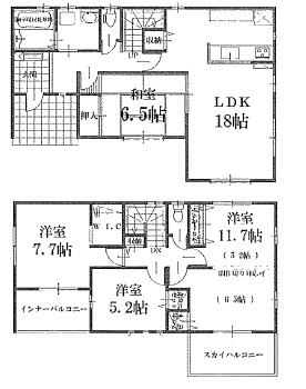 新築戸建 茨城県稲敷郡阿見町大字荒川本郷 JR常磐線(取手~いわき)荒川沖駅 2498万円