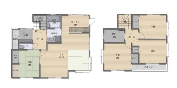 中古戸建 秋田市牛島南1丁目 JR羽越本線羽後牛島駅 1580万円