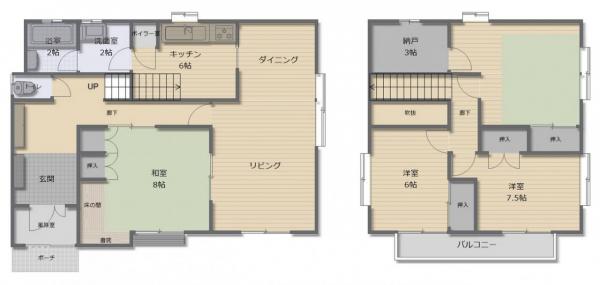 中古戸建 秋田市卸町5丁目 JR羽越本線羽後牛島駅 1235万円