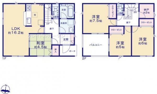 新築戸建 秋田市保戸野原の町 JR奥羽本線秋田駅 3390万円