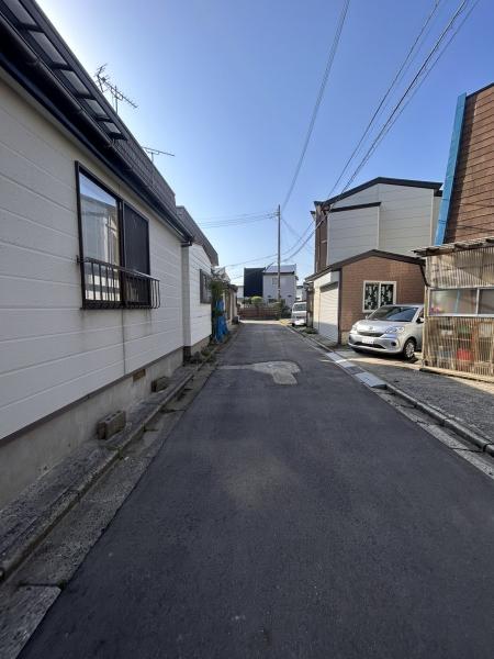1471　秋田市土崎港相染町字中谷地 前面道路含む現地写真 
