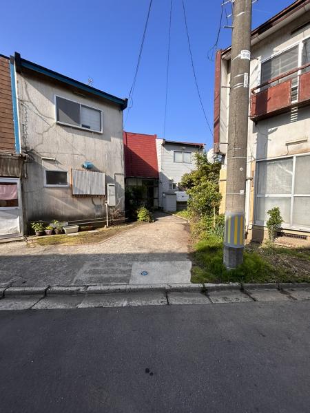 1471　秋田市土崎港相染町字中谷地 前面道路含む現地写真 