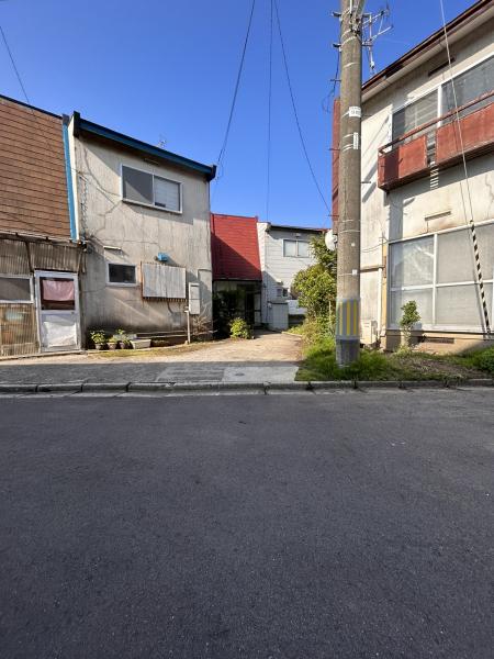 1471　秋田市土崎港相染町字中谷地 前面道路含む現地写真 