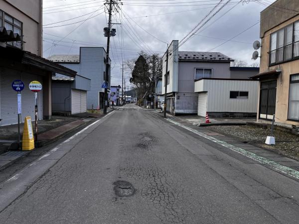 1599　能代市二ツ井町字比井野 前面道路含む現地写真 