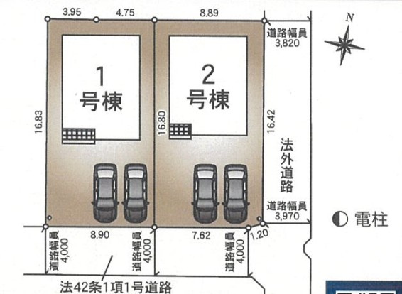 新築戸建 秋田市横森２丁目4 JR奥羽本線秋田駅 2,450万円