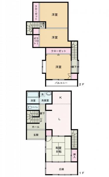 中古戸建 秋田市仁井田福島１丁目 JR羽越本線羽後牛島駅 1,190万円
