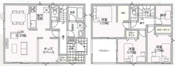 新築戸建 秋田市牛島東４丁目4-9 JR羽越本線羽後牛島駅 2,490万円