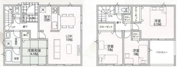 新築戸建 秋田市土崎港北３丁目7-42 JR奥羽本線土崎駅 2,450万円