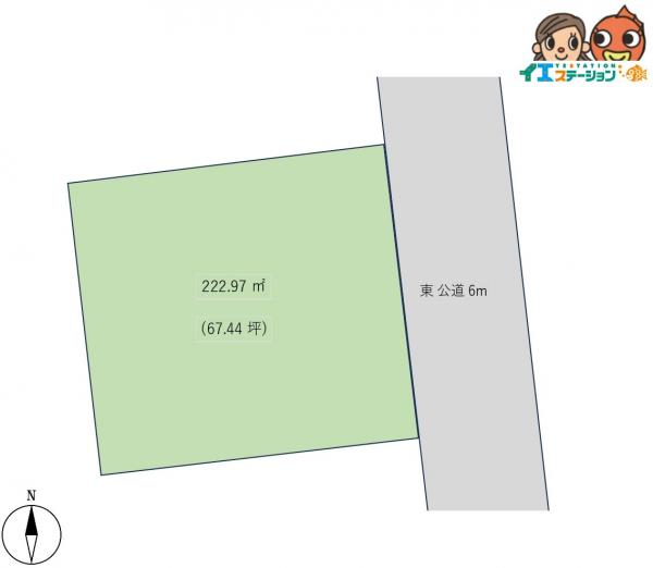 土地 秋田市保戸野千代田町 JR奥羽本線泉外旭川駅 2,180万円